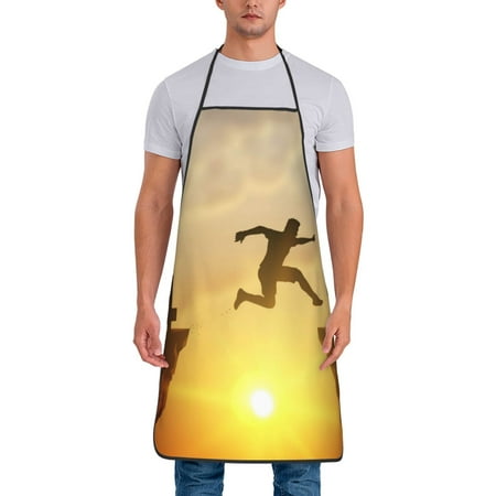 

Jgfou Welcome Merry Christmas In 2025 Print Anti-fouling Apron for Men Women Waterproof Oil-Proof Kitchen Apron with Adjustable Straps Pocket and No-Pill No-Fade Fabric