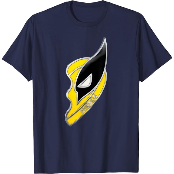 Deadpool & Wolverine Best Friends Heart Right DTG Print Unisex T-Shirt