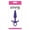 Purple, variant on Inya Prince Silicone Anal Plug, Small, Pink