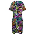 thumbnail image 4 of Vestido holgado con bolsillos de moda de los años 90, ropa para mujer, vestido elegante, vestidos de cóctel, 4 of 6