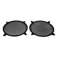 thumbnail image 3 of Unique Bargains 2pcs 8' Black Round Car Speakers Cover Plastic Mesh Woofer Subwoofer Protector, 3 of 5