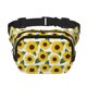 thumbnail image 1 of Fotbe Sunflowers Cangurera Cuadrada con Estampado de Doble Capa, Bolsa de Cintura Ajustable Mini para Hombres y Mujeres, 1 of 9