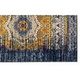 thumbnail image 2 of 5' x 8' Blue and Orange Medallion Power Loom Area Rug, 2 of 5