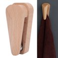 thumbnail image 1 of Toallero De Madera Montado En La Pared, Clip De Toalla Multifuncional De Madera Maciza, Resistente, Ahorro De Espacio Para Cocina, 1 of 7