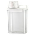 thumbnail image 1 of 1100/1800/2300 ML Laundry Powder Box with Measuring Cup Double Seal Type Clothes Washing Detergent Dispenser Daily Use, 1 of 12