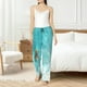 thumbnail image 4 of Fotbe Tranquil Ocean Canoe Journey Pantalones de Pijama para Mujer, Pantalones de Dormir, Pantalones Pj con Cordón y Bolsillos-3X-Large, 4 of 6