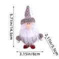 thumbnail image 3 of FEOLGEHLY Christmas Gnomes Plush Doll, Handmade Knitted Xmas Scandinavian Tomte Elf Dwarf for Home Desk Shelf Fireplace Tiered Tray Table Centerpieces Winter Holiday Christmas Decorations Indoor, 3 of 8