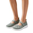 thumbnail image 4 of Willtoo Women’s Mary Jane Walking Shoes Breathable Mesh Casual Slip On Shoes Wide Width Comfort Shoes Lightweight Non Slip Work Orthopedic Shoes for Women, 4 of 4