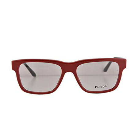 Prada PR16RV Eyeglasses 53-16-140 Red TKS1O1 VPR16R For Women (FRAME ONLY)