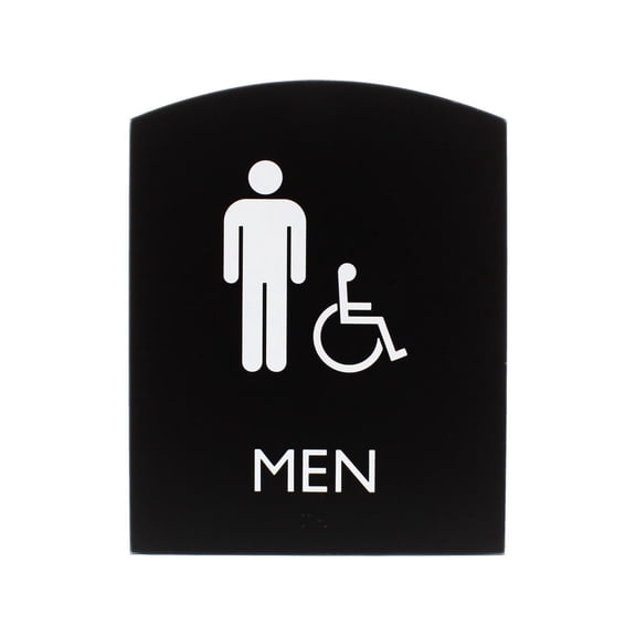 Lorell Sign, Men, 6-4/5"Wx8-1/2"Lx4/5"H, Black (LLR02677)