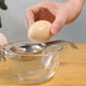 thumbnail image 4 of Billuyoard Separador de yema de huevo de acero inoxidable, minidivisor de clara de huevo para cocinar pasteles Herramientas y accesorios para hornear plata material 304, 4 of 6