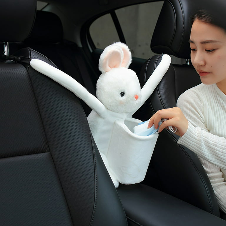 Car Back Seat Organiser Protector for Kids and Baby Rabbit Cartoon