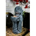 thumbnail image 2 of Ebros Feng Shui Zen Buddha Japanese Jizo Monk Tea Light Votive Candle Holder, 2 of 6