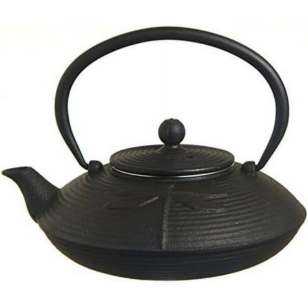 

T7013 Cast Iron Teapot Felicity 27-Ounce Black Dragonfly