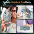 thumbnail image 5 of Allytechgroup iPhone 16 Magnetic Case with Rotating Stand, Multi Angle Viewing Stand Anti-Scratch Compatible with Magsafe & Car Mount Phone Case for Apple iPhone 16, Blue, 5 of 7