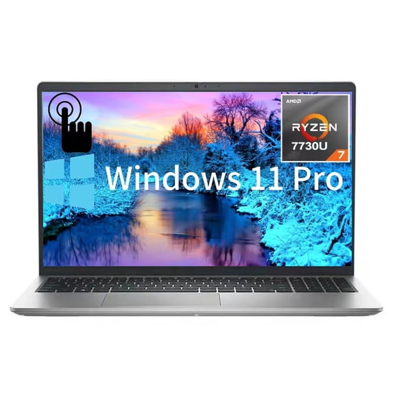 Dell Inspiron 15 3535 Laptop Computer, 15.6" FHD Touchscreen, 64GB RAM, 2TB SSD, AMD Ryzen 7 7730U, Windows 11 Pro, Backlit Keyboard,Wi-Fi, Webcam, Bluetooth,AMD Radeon Graphics