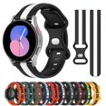 thumbnail image 2 of Samsung watch 4 44mm Correa de silicona compatible adecuada Compatible con Samsung Galaxy Watch 3 4 5 Gear S3 Huawei Watch Gt2/3 Pro Smart Watch Correa de muñeca de repuesto Compa, 2 of 5