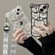 thumbnail image 2 of Cute Bear With Lanyard Phone Case For iPhone 14 13 11 12 Pro Max XS X XR 8 7 14 Plus Cartoon Cat Soft TPU Cover Bumper xuanjing unisex, 2 of 2