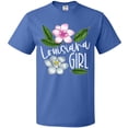 thumbnail image 3 of Inktastic Louisiana Girl Magnolia Flowers and Leaves T-Shirt, 3 of 5