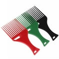 thumbnail image 2 of 3pcs Plastic Hair Pick Comb Smooth Hair Pick Comb for Afro Hair Curly Hair, 2 of 7