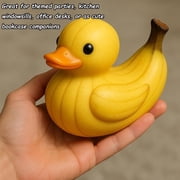 Fruit Themed Duck Figurines, Funny Resin Ducks for Ducks Lovers, Novelty Gifts for Home, Office Desktop Creative Fruit Themed Duckies Ornaments, Playful Charming Decor(Style 2)