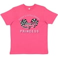 thumbnail image 3 of Inktastic Daddy's Racing Princess Pink Race Car Youth T-Shirt, 3 of 5