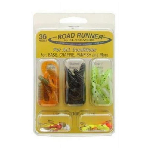 Road Runner 36 Piece Underspin Fishing Lure Kit