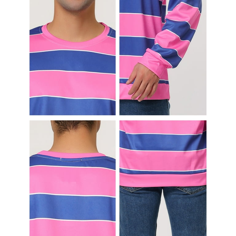 Pink and blue hotsell long sleeve shirt