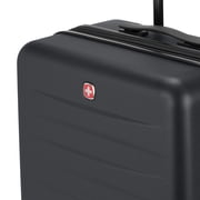 SWISSGEAR Stride Hardside Medium Checked Spinner, Black