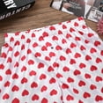 thumbnail image 5 of renvena Mens Love Heart Print Boxers Shorts Silky Satin Elastic Waist Lounge Shorts Underwear Sleepwear, 5 of 7