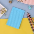 thumbnail image 7 of 1 Pad Lined Sticky Notes 4x6 in, Sticky Notes with Lines, Self-Stick Note Pads 8 Bright Multi Colors, 50 Sheet/Pad pink, 7 of 7