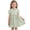 Green, variant on Amzcrzy Summer Dresses for Girls 2-7 Years Striped Puff Short Sleeve Dress for Girls Peter Pan Collar Button Down Casual Dresses for Toddler Little Girls Green 2-3 Years