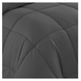 thumbnail image 4 of 7 Piece Comforter Set Bag Solid Color All Season Soft Down Alternative Blanket & Luxurious Microfiber Bed Sheets, Gray, King, 4 of 6