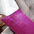 thumbnail image 2 of Home Soft Things Textured Velvet 2 Piece Pillow Shell Set - Raspberry Rose - 14" x 26", 2 of 5