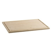 Hammont Bamboo Rectangle Kitchen Cutting Board and Serving Tray 17"x13"x0.5" 2 Pack