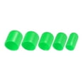 thumbnail image 3 of Unique Bargains 100Pcs Round Rubber End Caps 1/4" 3/8" 1/2" 5/8" 3/4" Green Vinyl Cover Screw Thread Protectors, 3 of 6