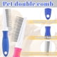 thumbnail image 4 of Pet Double Rows Comb Stainless Steel Double Rows Comb Pet Shop Dog And Cat Grooming Comb, 4 of 4