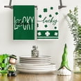 thumbnail image 6 of Sm:)e Green Shamrock Wish Blessed Lucky Saint Patricks Day Kitchen Towels 18x26 Set of 4, 6 of 7