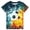 Blue, variant on Animal Shirts for Boys , Clothes for Boys 10-12 , Cowboy Tshirt,Dynamic Flame Print Boys Short Sleeve T-Shirt For Play And Casual Everyday Wear