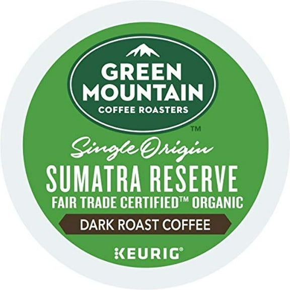 Green Mountain Coffee, Sumatra Reserve, Single-Serve Keurig K-Cup Pods, Dark Roast Coffee, 48 Count (2 Boxes Of 24 Pods)