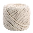 thumbnail image 1 of Toystoory Cuerda de macramé de 3mm, 4mm, 5mm, 6mm, cordón trenzado de algodón para cuerda Beige Natural hecha a mano, accesorios de boda para el hogar Artesanía 2 uds 5mm * 65M Toystoory HA001999-07, 1 of 1