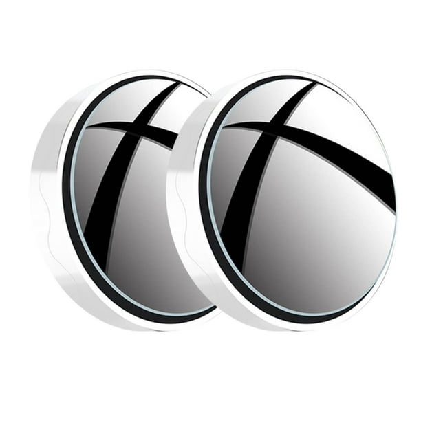 Juego de espejo de punto ciego para coche 6PCS | Espejos retrovisores auxiliares giratorios de 360° | Vidrio HD de gran angular | Soporte de ventosa | 5.5cm Redondo | Ajuste universal para vehículos