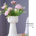thumbnail image 4 of Bewildely Ramo de claveles artificiales, decoración de simulación, decoración para el hogar y la Oficina, flor de tela Flores artificiales violeta, 4 of 6