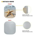 thumbnail image 2 of KUIFORTI 2 Piece Car Windshield Sun Shade, Beach Starfish Sunshades Blocks UV Rays Foldable Keep Your Vehicle Cool, Sun Visor for Car Sedans SUV Truck Van, 2 of 5