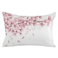 thumbnail image 7 of Spring Pink Sakura Blossom Flowers Outdoor Pillow Covers Waterproof Throw Pillow Cover 20x12in Set of 2,Rectangle Decorative Pillowcases Cushion Case for Patio Sofa Couch,Floral Garden Art on White, 7 of 7