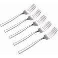 thumbnail image 1 of 12-Piece Stainless Steel Dessert Forks, Small Salad Fork Set, 1 of 8