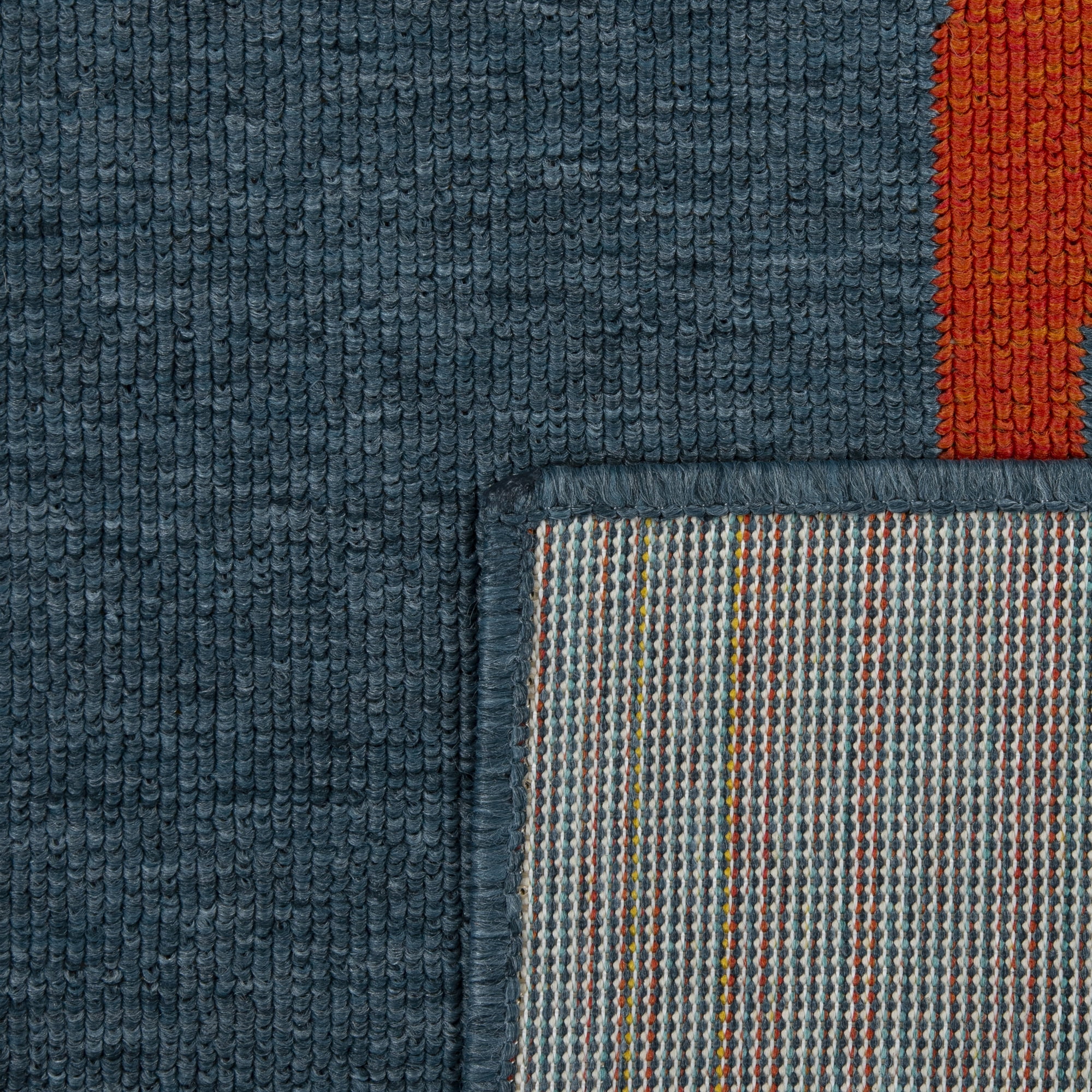Ox Bay and Evette Rios Dora 2' x 3' Navy/Multi Abstract Indoor/Outdoor Area Rug