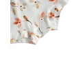 thumbnail image 4 of Hirigin Newborn Infant Here Comes The Sun Baby Girl Outfit Letter Print T-shirt Floral Shorts Headband 3Pcs Summer Clothes Set, 4 of 6