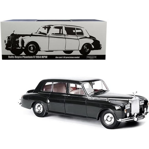 Paragon PA-98217 1-18 Scale 1964 Rolls Royce Phantom V Brewster Diecast Model Car, Green
