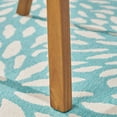 thumbnail image 4 of Noble House Belfast Wooden Mesh Patio Dining Arm Chair in Teak (Set of 2), 4 of 7